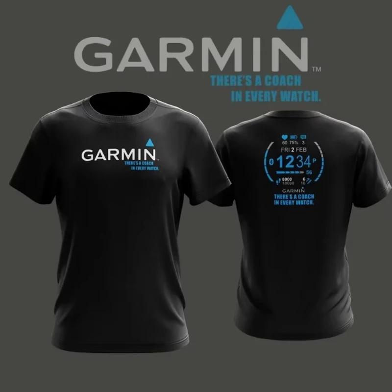 2026 New Tee Fashion Garmin Cotton T Shirt Baju Garmin Microfiber Sesuai Untuk Aktiviti Bersukan Unesix Oversize T-shirt