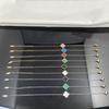 13MM Titanium Steel Four-leaf Clover Bracelet Single Flower Garden Style Ladies Simple Bracelet Does Not Fade Bracelet