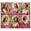 Diamond Painting New Collection Sexy Women Flower Diy Full Rhinestone Embroidery Beautiful Goddess Mosaic Cross Stitch Kits Wall Decor