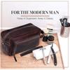 New Men's Toiletry Bag Leather Travel Toiletry Bag Dopp Kit for Men Shaving Bag for Travel Accessories