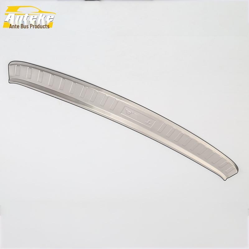 Stainless Steel Rear Guard Plate for 16 Tiida Models – Trunk Protection Accessory