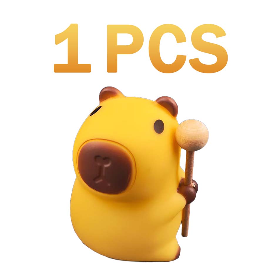 Çoklu Karikatür Capybara gece lambası size rahat bir uyku atmosferi sunar, Çocuk Odası Dekorasyonu için iyi bir gece Lambası