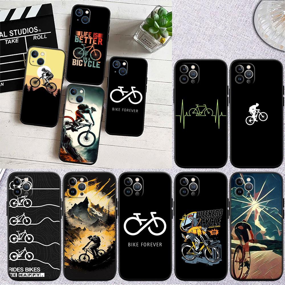 LO28 Cycling Bicycle Soft Shell Phone Case for Redmi Note 13 14 Pro+ Plus A3 A3X 13X 13C 13R 14S 14C 14R