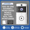 Wireless Video Doorbell With Solar Power HD And Two-Way O Intercom Doorbell Camera