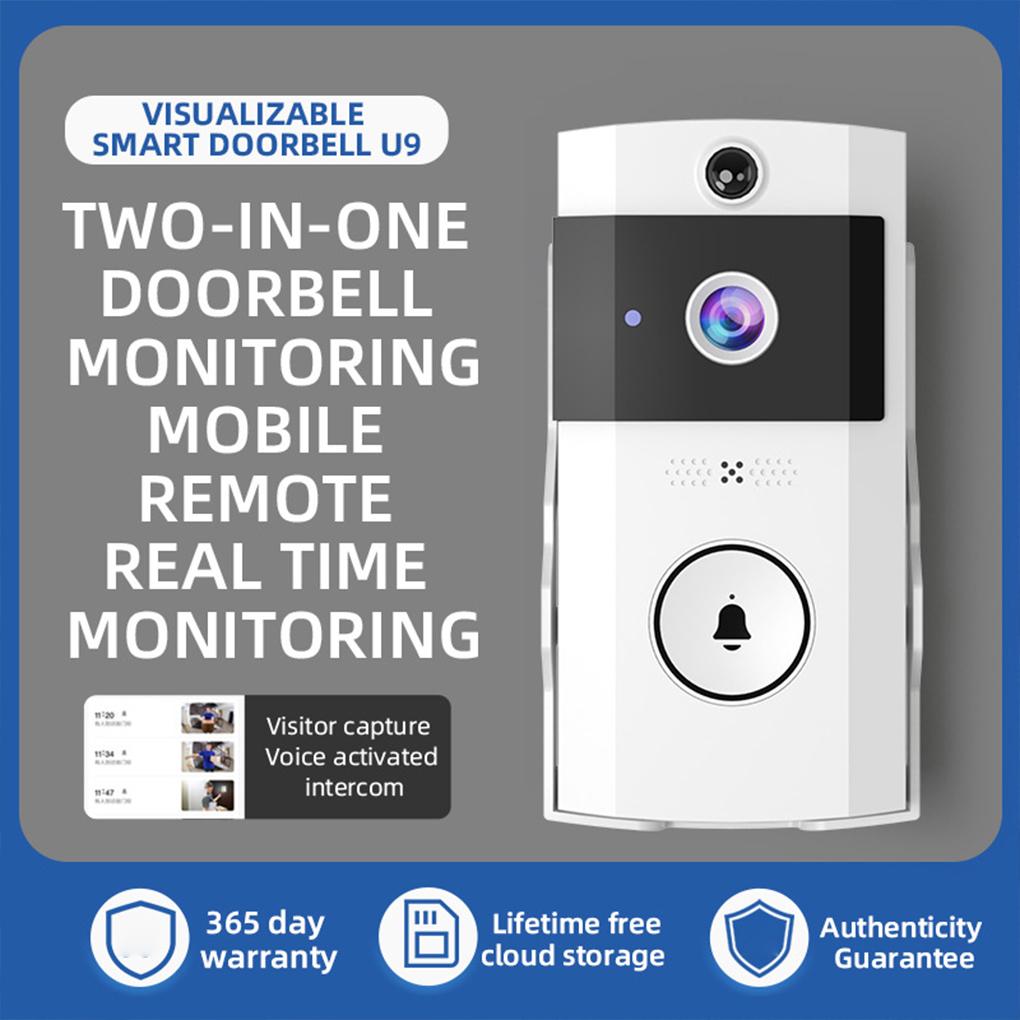Wireless Video Doorbell With Solar Power HD And Two-Way O Intercom Doorbell Camera