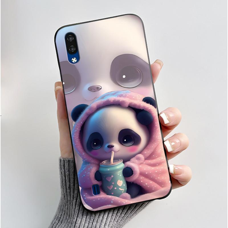 For ZTE Blade A5 2020 A7 2020 A51 Lite Case Cute Rabbit Black Soft Silicone Cover For ZTE BladeA5 BladeA7 2020 Phone Shell Case