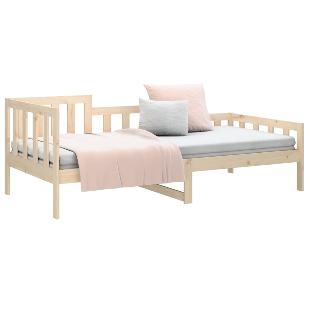 Daybed Without Mattress 90 X 200 Cm Solid Pine Wood