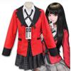 Anime Kakegurui Yumeko Jabami jelmezek 5db/szett Cosplay Girls felnőtt gyerek