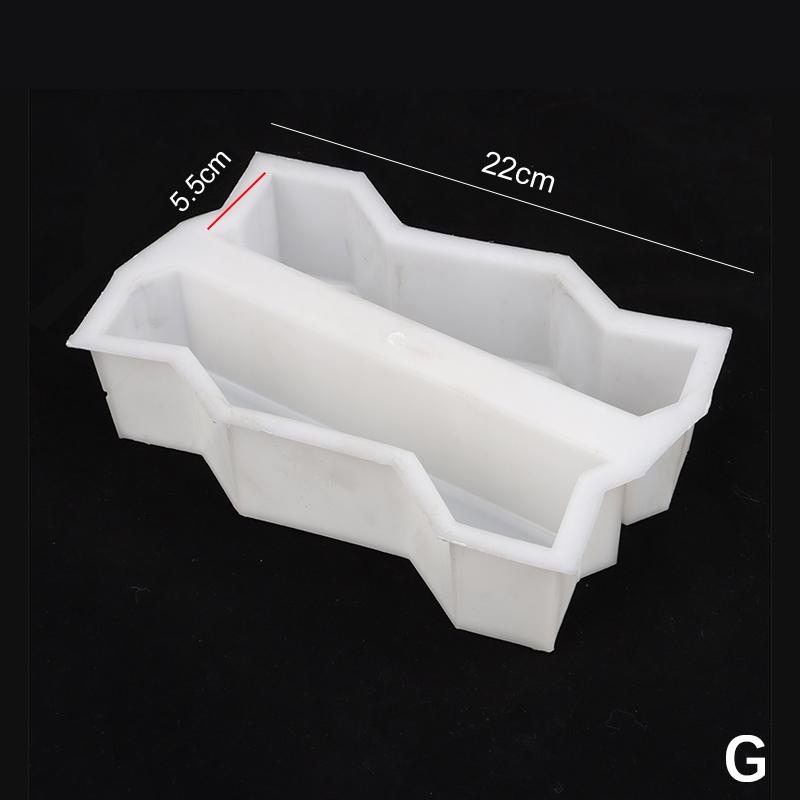 Diy Path Maker Concrete Molds Garden Pavement Mold Road Path Paving Brick Mould