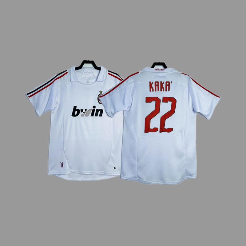 Vintage football jersey AC Kaka Maldini Ronaldo Ronaldinho jersey game training jersey