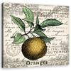 Leinwandbild Orange Vintage