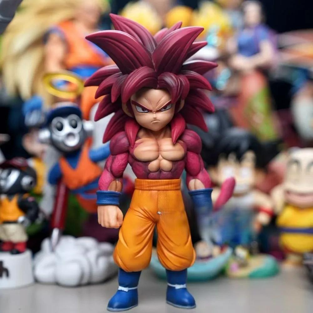 Anime Dragon Ball DAIMA Figur Super Saiyan 4 Goku Vegeta Actionfigur Pvc Samlarstaty Modell Leksak Gåvor 15,5-16,5 cm