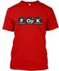 T-shirt Fcuk Tableau Périodique Fabriqué aux États-Unis Tailles S à 5XL