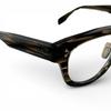 Ausgezeichnete DITA Brille RADIHACKER brauner Marmor Damen DTX726 Gebraucht