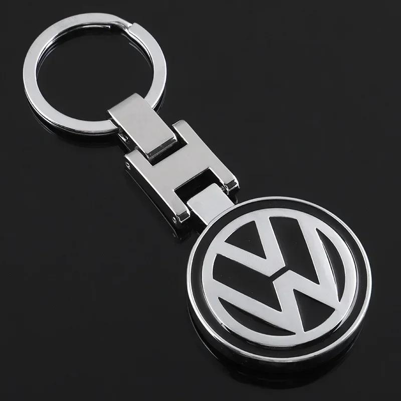 Car Keychain Alloy Holder Pendant for Volkswagen Touran Passat Polo Golf Jetta Tiguan VW ID3 ID4 Beetle T-ROC MK6 7 8 Key Rings Wv5