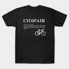 Asian Size Men Print T-shirt Cycling Cycopath Definition No-Cut Heat Transfer Print Cotton Tshirt