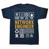 Funny Network Engineer Definition Graphic T-shirts Men Women's Fashion Casual Tshirt 100% Cotton Loose Oversized T Shirt