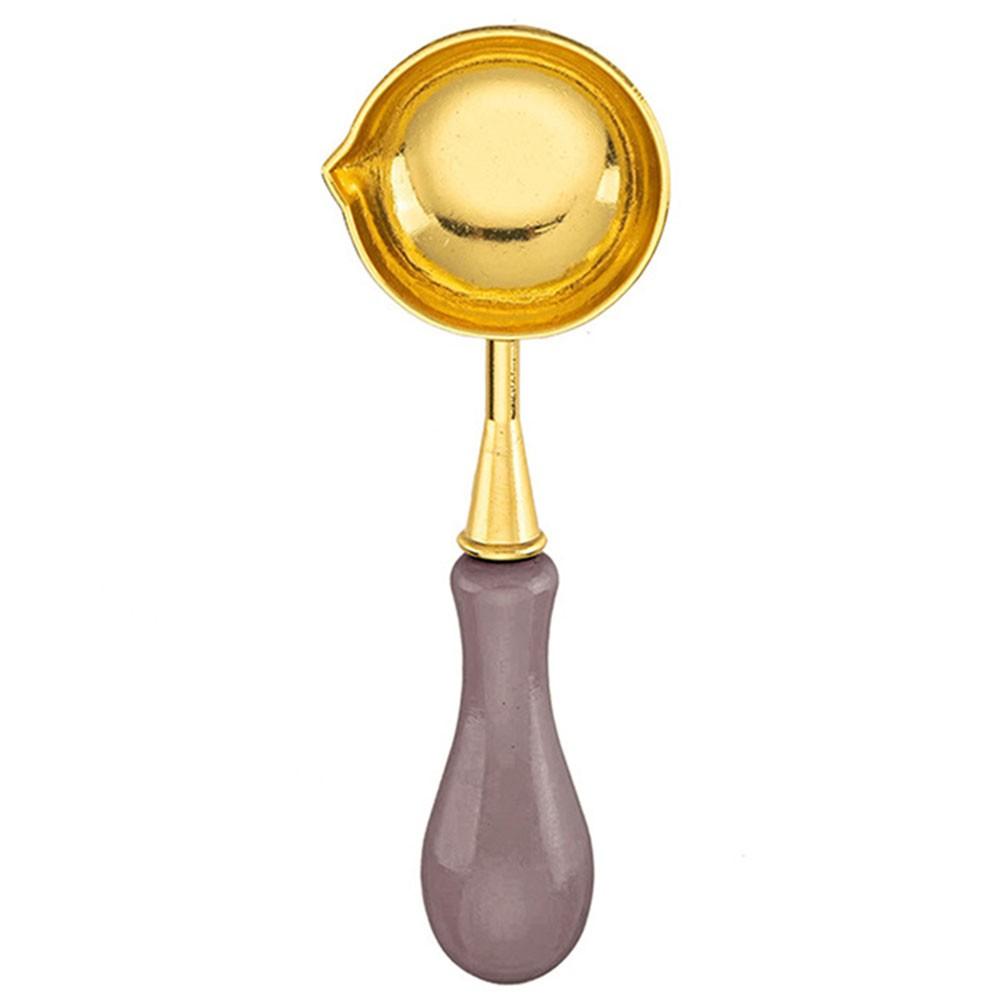 EASY TO CLEAN Wood Handle Sealing Wax Spoon Wax Stamping