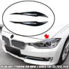 Adequado para acessórios BMW Série 3 F30 F31 F32 F34 F35 318I 320I 2012-2018 Farol Sobrancelha Pálpebra Capa Decorativa Guarnição