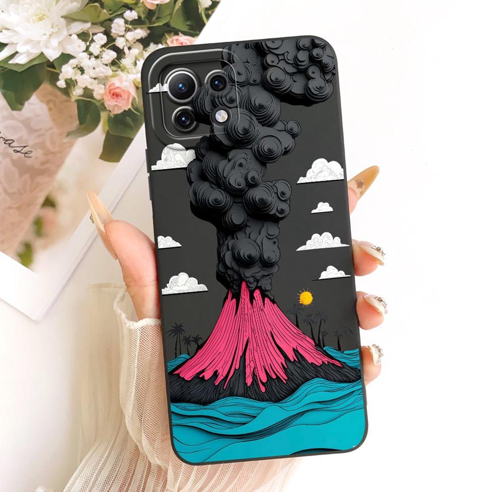 For Xiaomi Mi 11 Lite Casing For Xiaomi Mi 11 Lite 5G Cover Fashion Cartoon Cute Funny Painted Silicone Phone Case