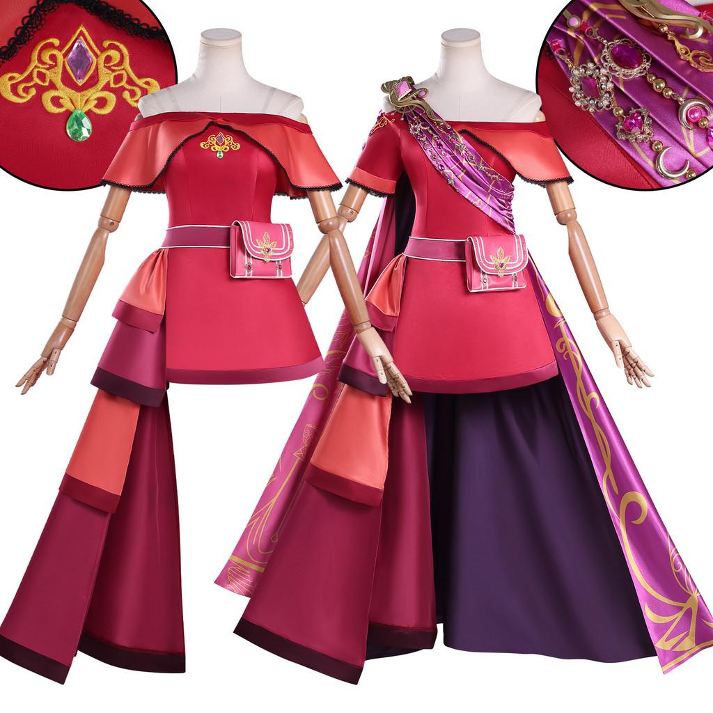 Fairy Dream Leaf Lori Qi Na Cosplay Costume With Satin Fabric For Anime Stage Performance Girls