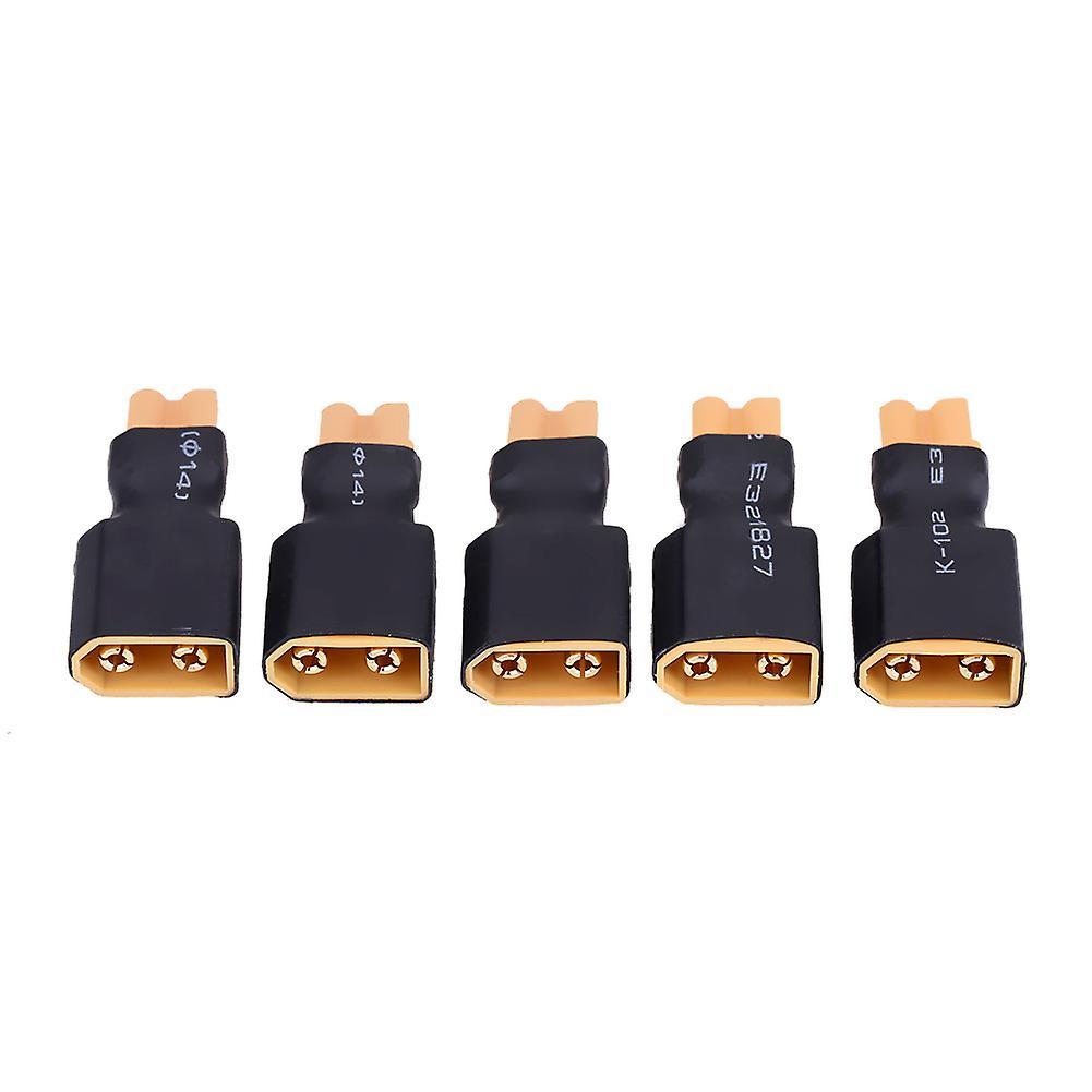 5pcs/set RC Drone Connector Adapter Battery Converter Plug (XT30 Female To XT60 Male )