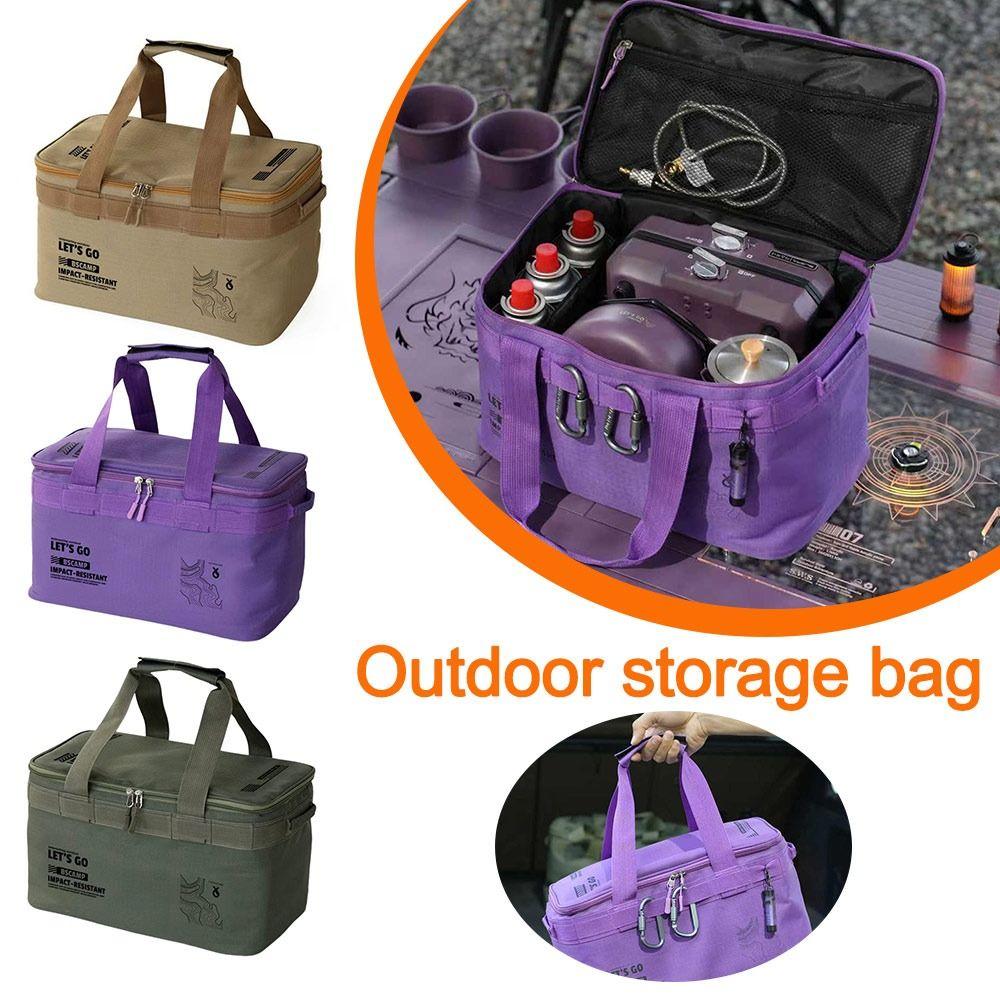 Large Capacity Camping Storage Bag Thermal Insulation Waterproof Camping Picnic Box Folding Portable Outdoor Storage Box