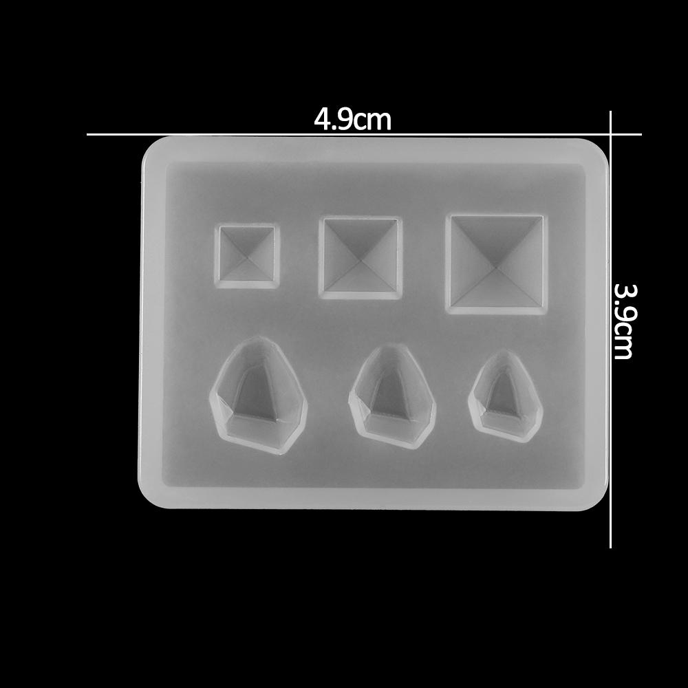 Earrings Pendants Silicone Molds UV Epoxy Resin Mold Cube Ball Beads Casting Mould for DIY Jewelry Making Necklace Bracelet Tool