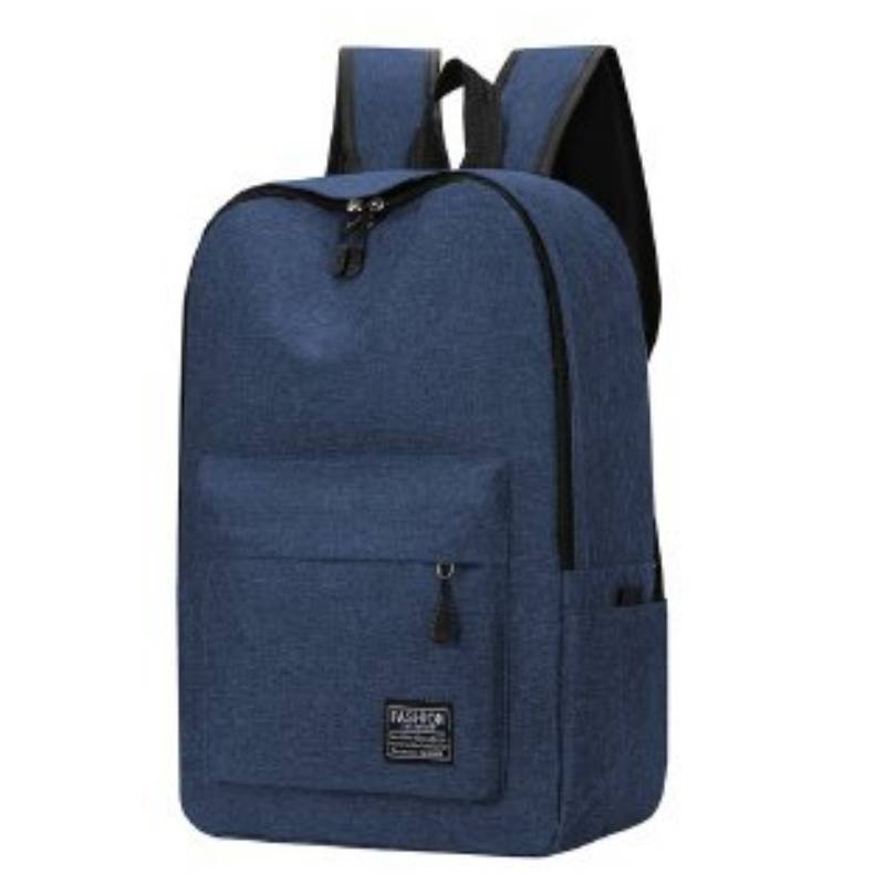 Minimalist College Style Backpack With Breathable Oxford Fabric For Middle School Students