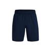 Under Armour Printed Solid Mid-Waist Fitted Woven Sports Shorts Men Bottoms Academy-Blue 1370388-408