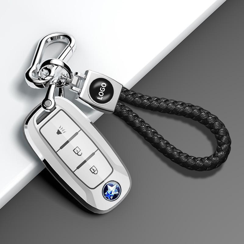 Housse de clé de voiture et coque de protection pour télécommande Dongfeng Venucia D60/T60EV/T70/T90/M50V.