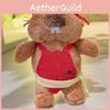 Ural Groundhog Cartoon Plush Keychain With Clothing And Scarf Design For Daily Carry