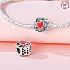 Bead Components Copper Metal Charm Bead Components Authentic Original Rotating Heart Bead Components Compatible With Bracelet High Quality Fine