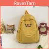Cute Cartoon Orange Print Student Leisure Backpack For School And Travel