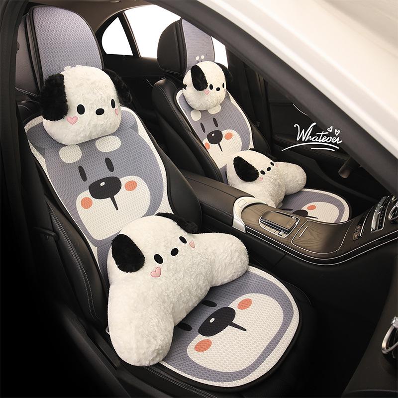 Schnauzer Cartoon Auto-Sitzkissen für BYD Seagull, Dolphin, Seal 05