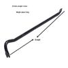 7-Shaped Flat Head Pry Bar: Woodworking Nail Puller & Formwork Removal Tool