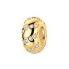 Original Golden Series 925 Silver Luggage Travel Sun Leopard Charms Zirconium DIY Bead Fit Bracelet Jewelry Women Gifts