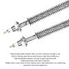 U Type Finned Electric Heat Pipe Stainless Steel Fin Heating Element 220V 1.5kW