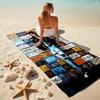 American Music Rock Michael Joseph Jackson Beach Towel Outdoor Camping Vacation Swimming Beach Towel Outdoor Absorbent Bath Towel Y8