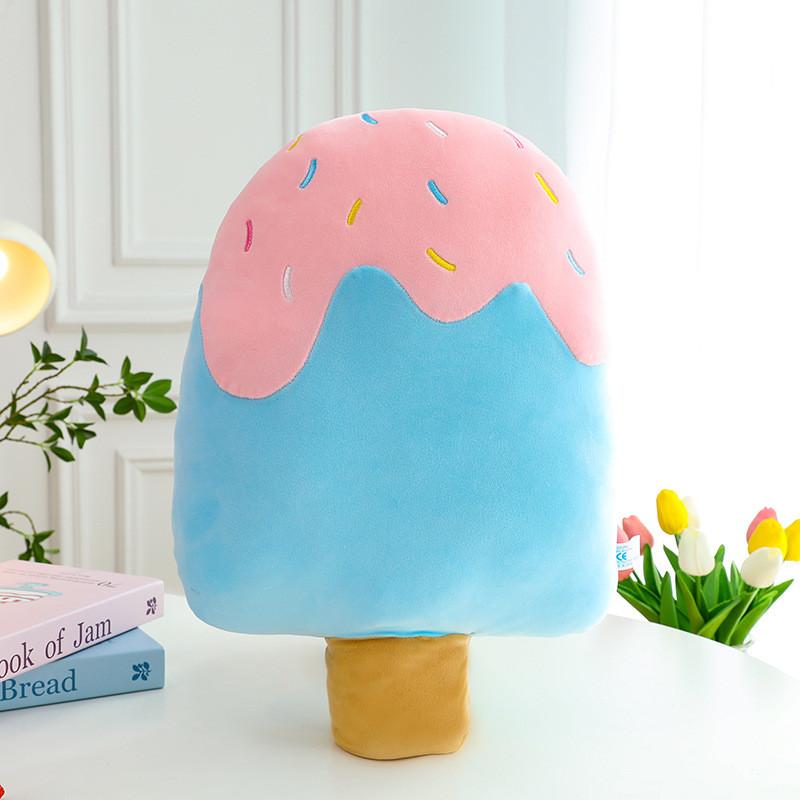Adorable Ice Cream Cone Plush Pillow Soft Stuffed Toy For Cozy Home Decor And Comfort