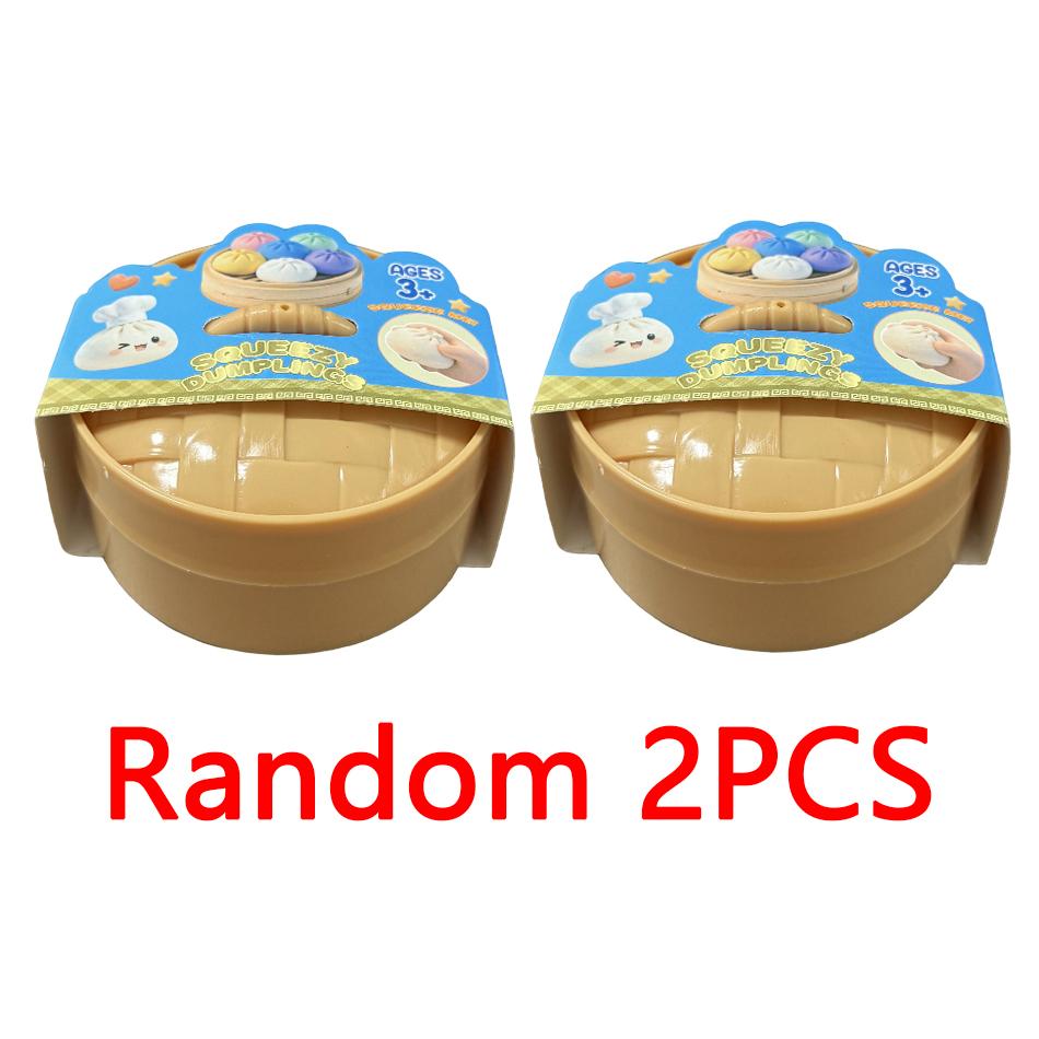 High Quality Glitter Dumpling Glitter Dumpling Squishy Blind Box With Box Dumplings Sensory Squeeze Toy for ADHD Stress Relief
