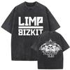 Limp Bizkit Style Graphic T Shirt Nu Metal Vintage Cotton Grunge Band Tee S-3XL