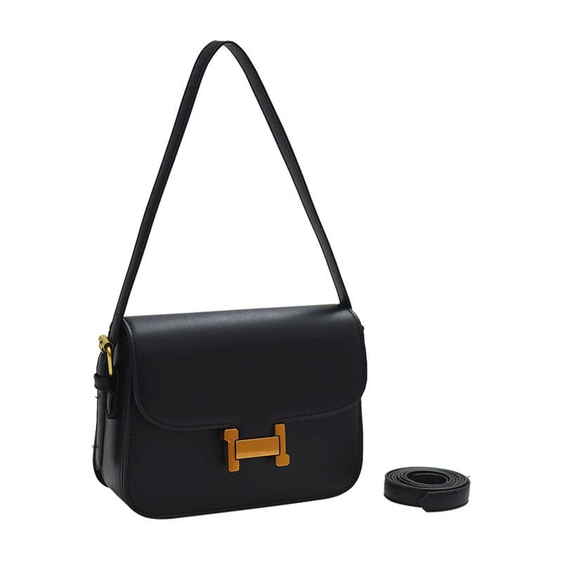 Fashion High-end Bag Women's New Armpit Bag Retro Casual Small Square Bag Versatile Single Shoulder Messenger Bag Women