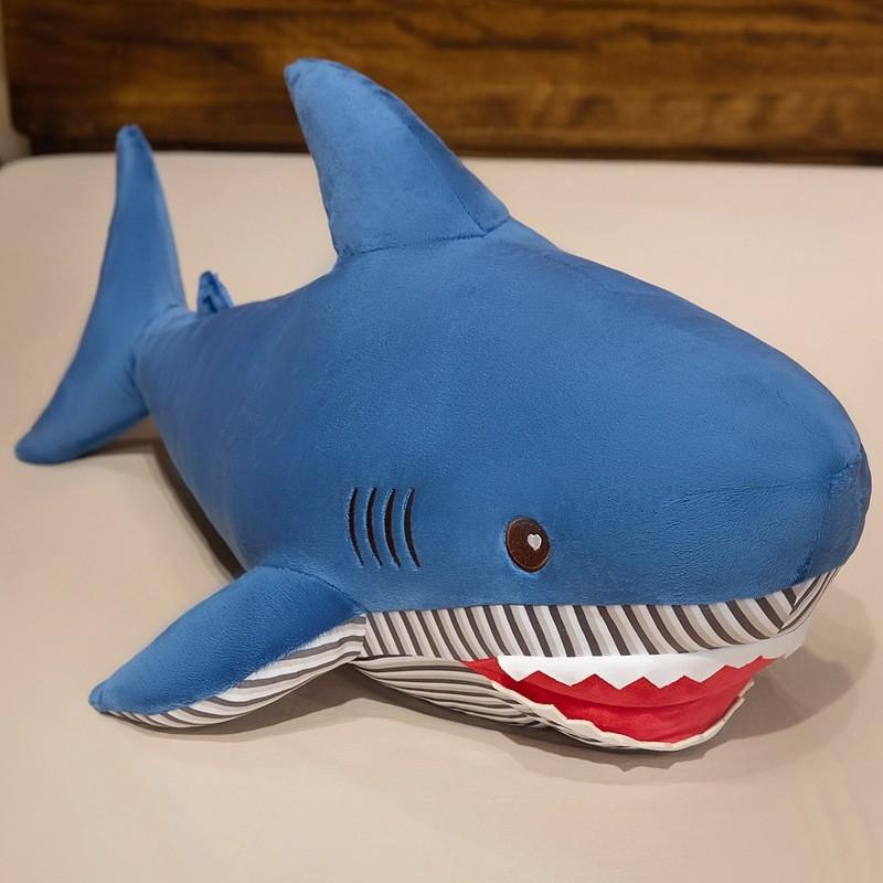 Shark Plush Toy Cartoon Soft Stuffed Animal For Kids Birthday Gift