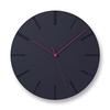 Wall Clock Analog Carved Two Black CARVED II BK Lemnos NTL13-10 340×D42mm