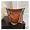 Bohemian Style Large Capacity Ladies Shoulder Bag, Vintage Wide Strap Crossbody Bag, Casual Commuter Bag
