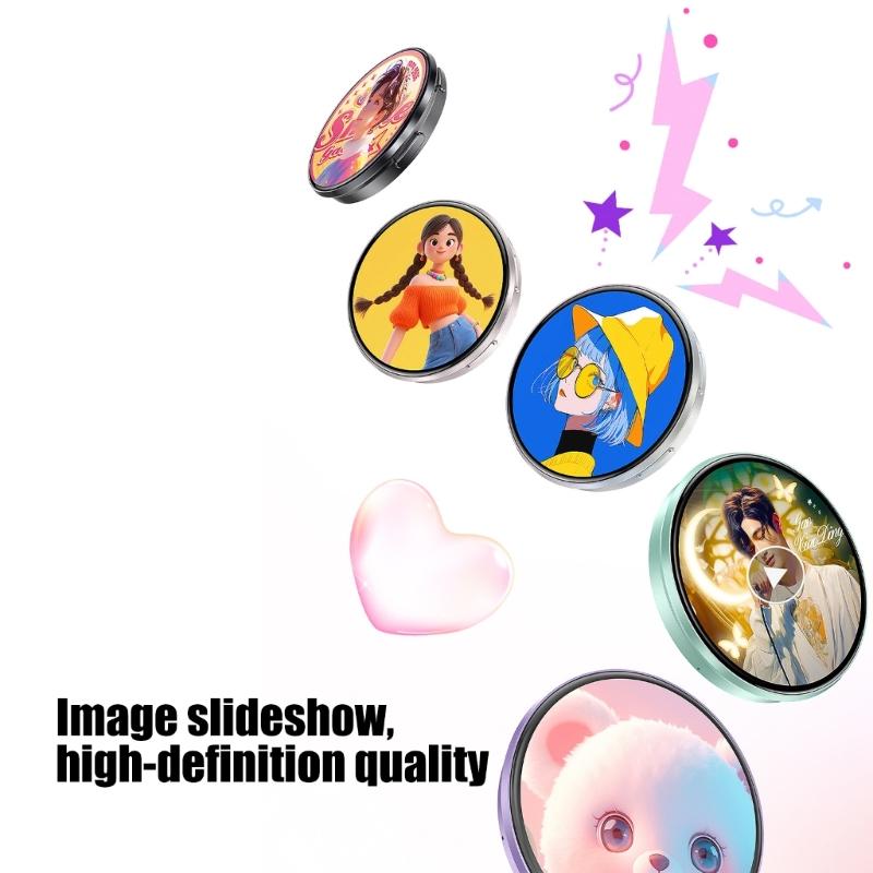 Customizable Electronic Badges Touch Control Animes Themed Backpacks Pin Decorative Accessories for Commuting Travel and School
