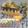 Non-Toxic Wwii Soldier Japanese Army Military Weapon Model Ww2 M25 Heavy Armored Vehicle Type Track Battle Tank Building Blocks Bricks Toy