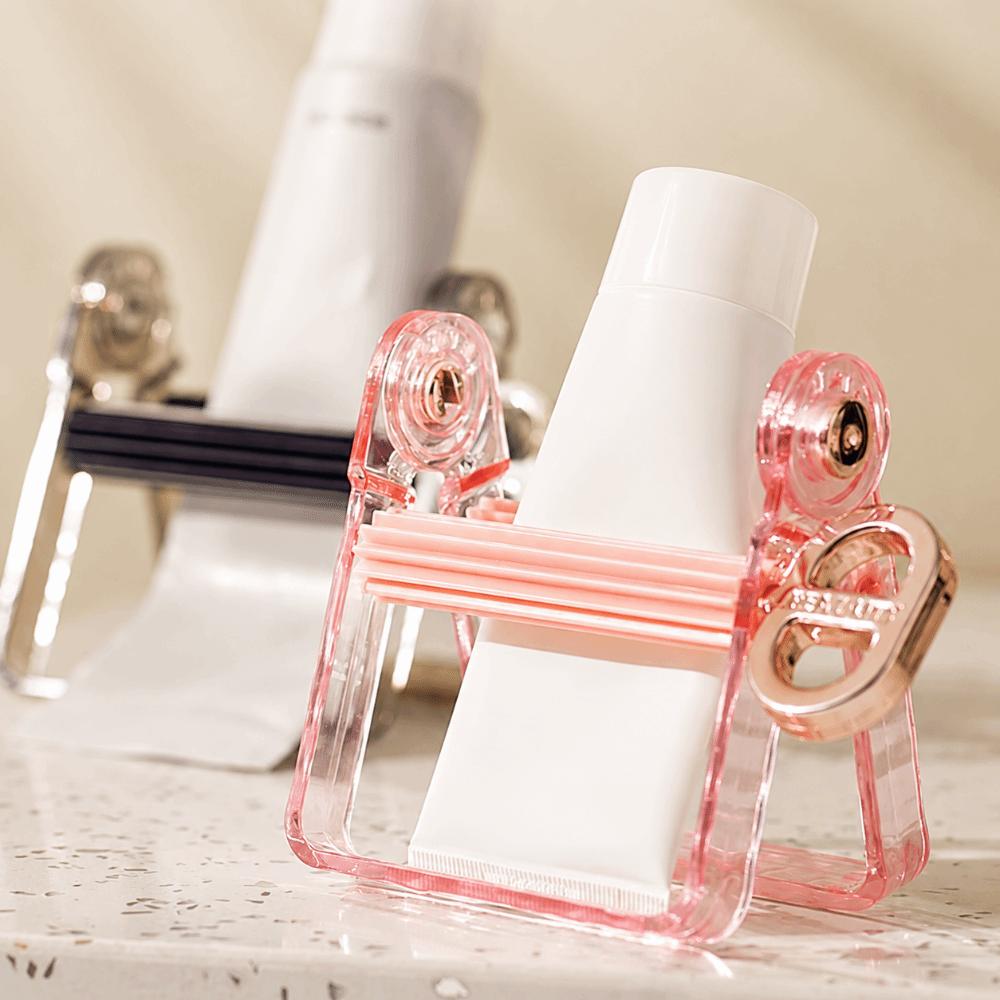 Wall Mount Toothpaste Dispenser No Waste Manual Spinning Squeezer New Facial Cleanser Squeezer