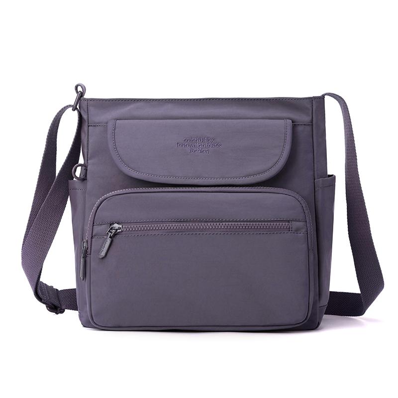 Stylish Crossbody Bag with Front Flap and Multiple Pockets for Everyday Use